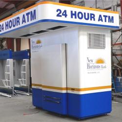 Drive-up ATM Kiosk With Canopy