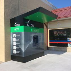 Drive-up ATM Kiosk With Canopy