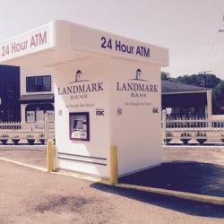 Remote, High Visibility Drive-up/Walk-up ATM Kiosk With Canopy