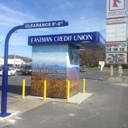 Remote, High Visibility Drive-up/Walk-up ATM Kiosk With Canopy