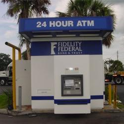 Drive-up ATM Kiosk With Canopy