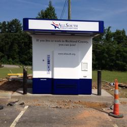 Drive-up ATM Kiosk With Canopy