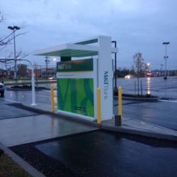 Drive-up ATM Kiosk With Canopy